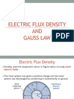 Electric Flux Density and Gauss Law Explained