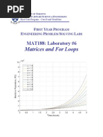 Matrix Lab Manual