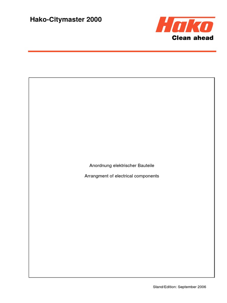 СМ2000 - Arrangment of Electr. Components | PDF
