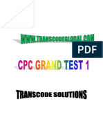 CPC First Test