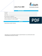 Scholarship Application Form 2020