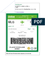 E-Boarding Pass Title