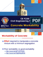 Concrete Workability: CE F230 Civil Engineering Materials