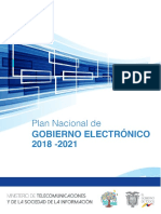 PlanNacionaldeGobiernoElectrónico 2018 2021