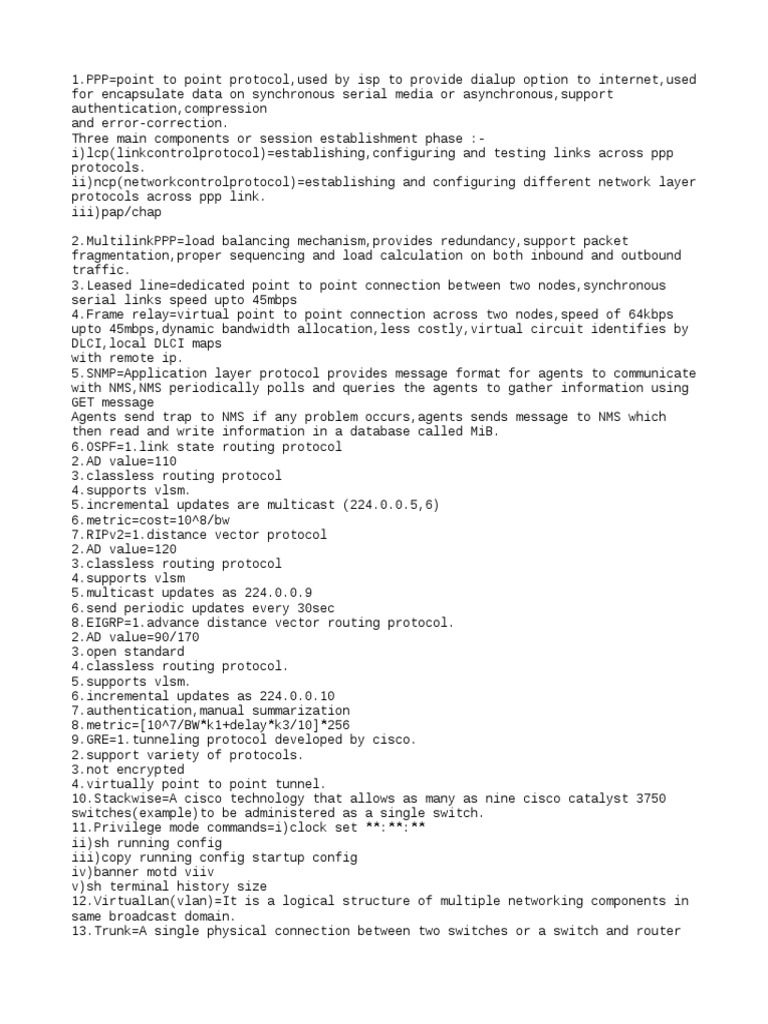 Networking Terms PDF Routing Network Switch