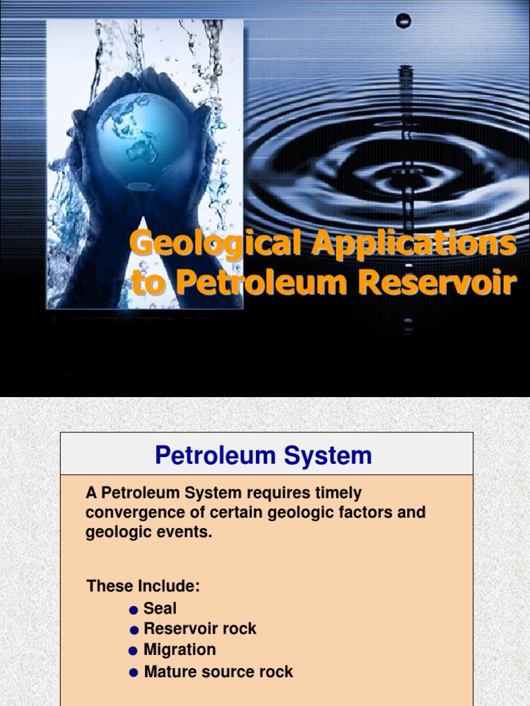Geological Applications To Petroleum Reservoir | PDF | Clastic Rock ...