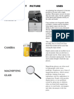 Uses of Common Objects for Reading, Viewing and Magnification