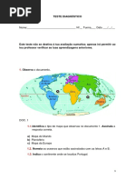 6ano Teste Diagnostico