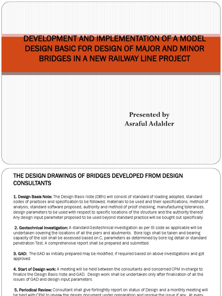 Indian Railway Bridge Design Process PDF Deep Foundation