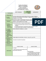 Daily Lesson Log Grade Level Practice Teacher Learning Area Teaching Date Quarter I. Objectives