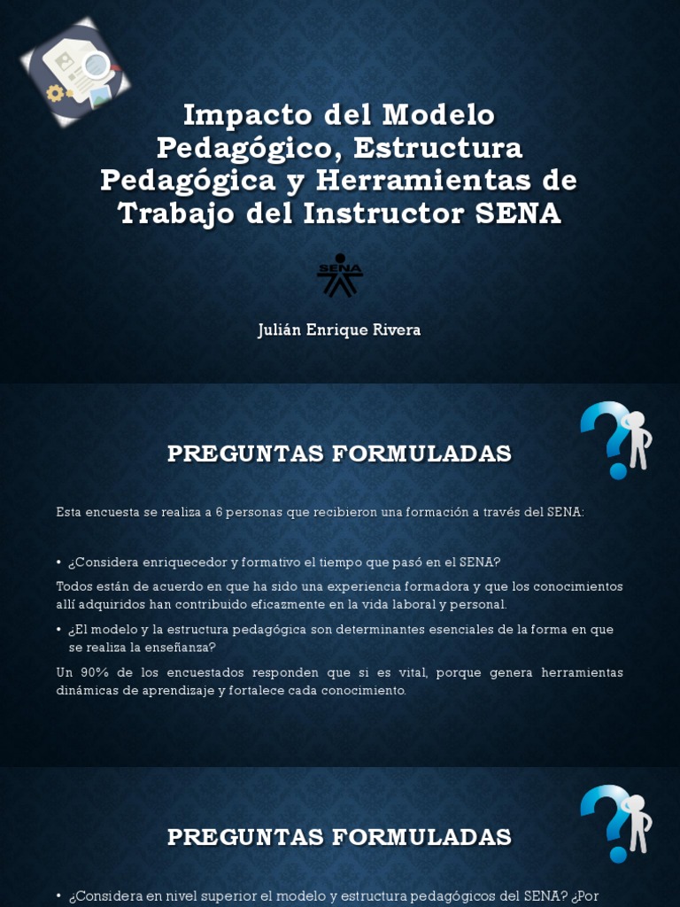 Impacto del Modelo Pedagógico SENA | PDF | Plan de estudios | Aprendizaje