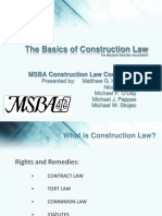 The Basics of Construction Law