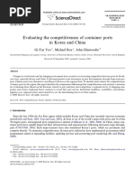 Evaluating the Competitiveness of Container Ports in Korea and China -Yeo Et Al (200)