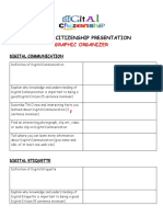 Digital Citizenship Graphic Organizer 3