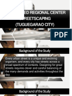 A Proposed Regional Center Streetscaping (Tuguegarao City)