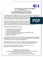1st Online NPET Test Advt 16 7 19 PDF