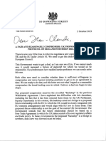 Boris Johnson letter to Jean-Claude Juncker, 2 Oct 2019