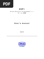 Eltek Fire & Safety Programmer MANUAL EDP1 v.1.3f PDF