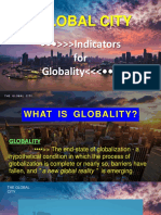 Lesson 8 Indicators Globality