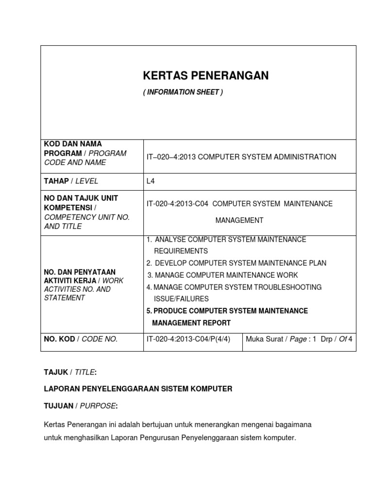 Kertas Penerangan 4 | PDF