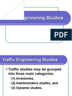Traffic Engineering Studies