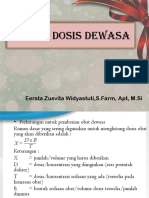 DOSIS OBAT