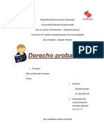 Derecho Probatorio