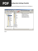 IIS Configuration Settings Checklist Rev1