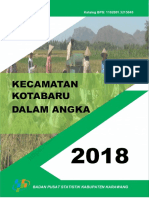 Kecamatan Kotabaru Dalam Angka 2018