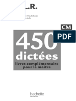 CM 450 Dictees Livre Du Maitre PDF