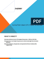 Microwave Diathermy: Kurnia Putri Utami S.FT, Physio, M.Biomed