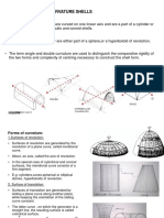 Single or Double Curvature Shells