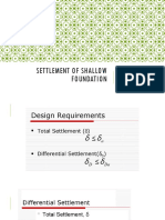 Settlement of Shallow Foundation PDF