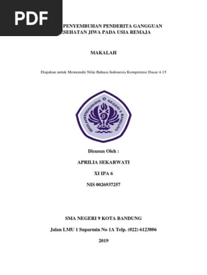 Karya Ilmiah Mental Illness