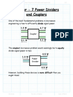 Chapter - 7 Power Dividers and Couplers