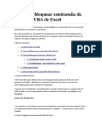 Cómo Desbloquear Contraseña de Proyecto VBA de Excel