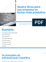 Ebook Canal Do Serralheiro 4 Dicas para Sua Empresa Se Tornar Mais Produtiva