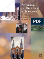 Patrimonio Cultural y Local en La Escuela.