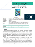 TAFH 7 EFAI Evaluacion Factorial de Las Aptitudes Intelectuales