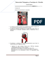 Procedimiento para el manejo de Hidrotermoanemómetro y Multidetector MSA