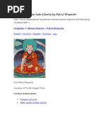 A Meditação Que Auto-Libera (Self-Liberating Meditation) by Patrul Rinpoche - Eng & Port. -37 Pgs.doc · Versão 1