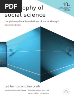 Traditions in Social Theory Ian Craib Ted Benton Philosophy of Social Science The Philosophical Foundations of Social Thought 2010 Palgrave Macmillan