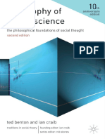 Traditions in Social Theory Ian Craib Ted Benton Philosophy of Social Science The Philosophical Foundations of Social Thought 2010 Palgrave Macmillan