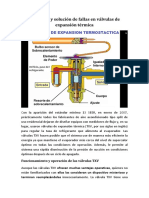 RrDetección y Solución de Fallas en Válvulas de Expansión Térmica