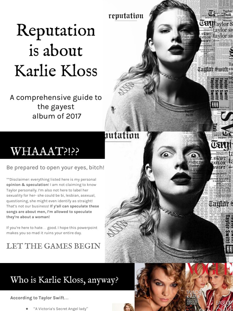 Reputation Is About Karlie Kloss | PDF, image size:768x1024