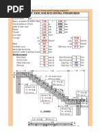 Design of Stair Case With Central Stringer Beam: Base On B.C.Punmia Book Rccdesign Exmpale 8.5