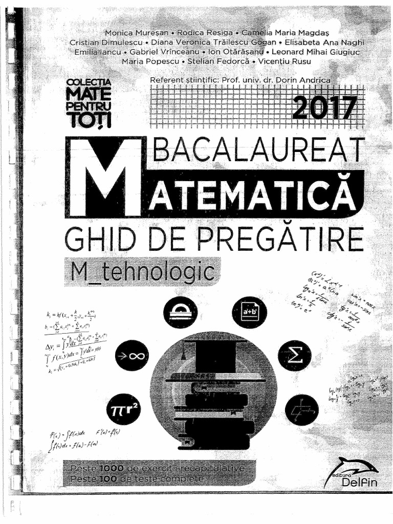Bacalaureat Mate 2017 PDF | PDF