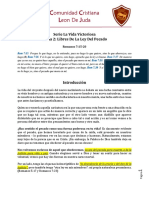 2- Serie La Vida Victoriosa Tema- Libres de La Ley Del Pecado