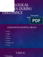 Phys Iological Changes During Pregnancy: Presented by S Hubham Prakash Rathod Third Year BBSC Nursing