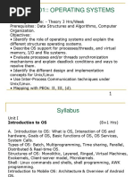 Cs30101:: Operating Systems